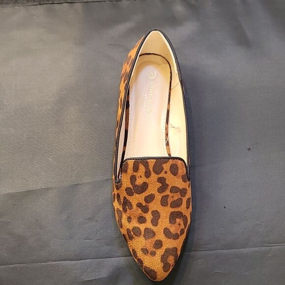 BRAND NEW OLIVIA&KATE NEW YORK LEOPARD PRINT WOMENS POINTED TOE LOAFERS SHOE - Picture 13 of 15